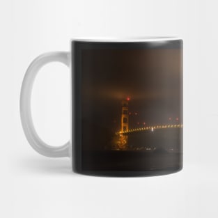 Fog over the Golden Gate Bridge San Francisco CA Mug